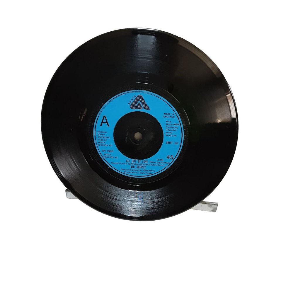 Air Supply 45 Record Arista 362 1980 Made In England
